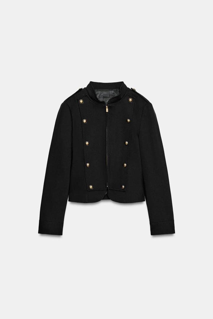完売品 ZARA ボタン付きフィットブレザーSサイズ新品タグ付き