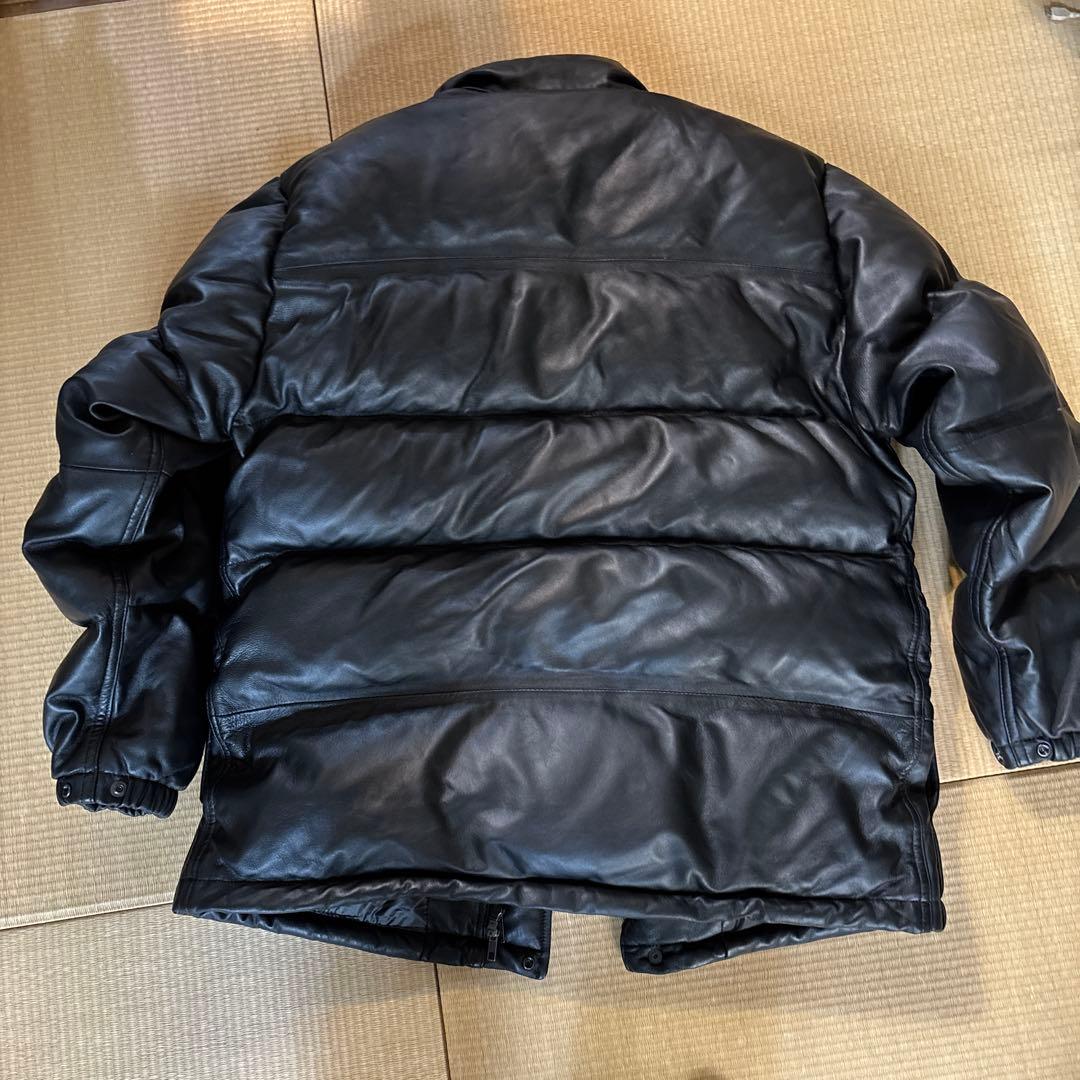 BEAMS Sheep skin レザーダウンジャケット