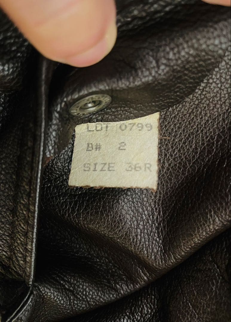 SADDLERY A-2 レザーフライトジャケット 36R ヴィンテージ