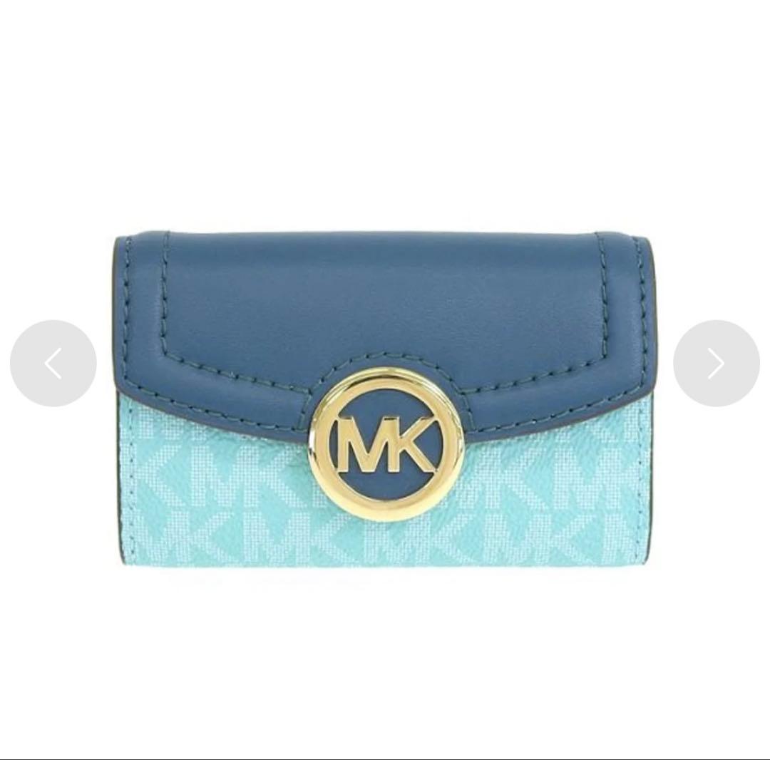 MICHAEL KORS キーケース 青 水色