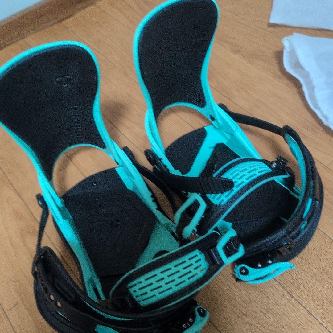 UNION ULTRA アクアブルー スノーボードビンディング　サイズS