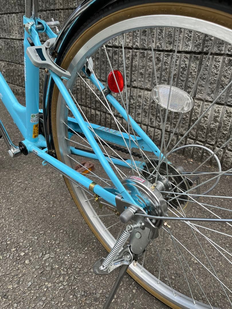 自転車　26インチ　ライトブルー　中古【引取限定】