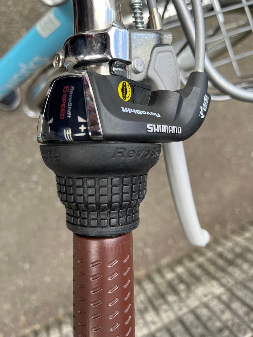 自転車　26インチ　ライトブルー　中古【引取限定】