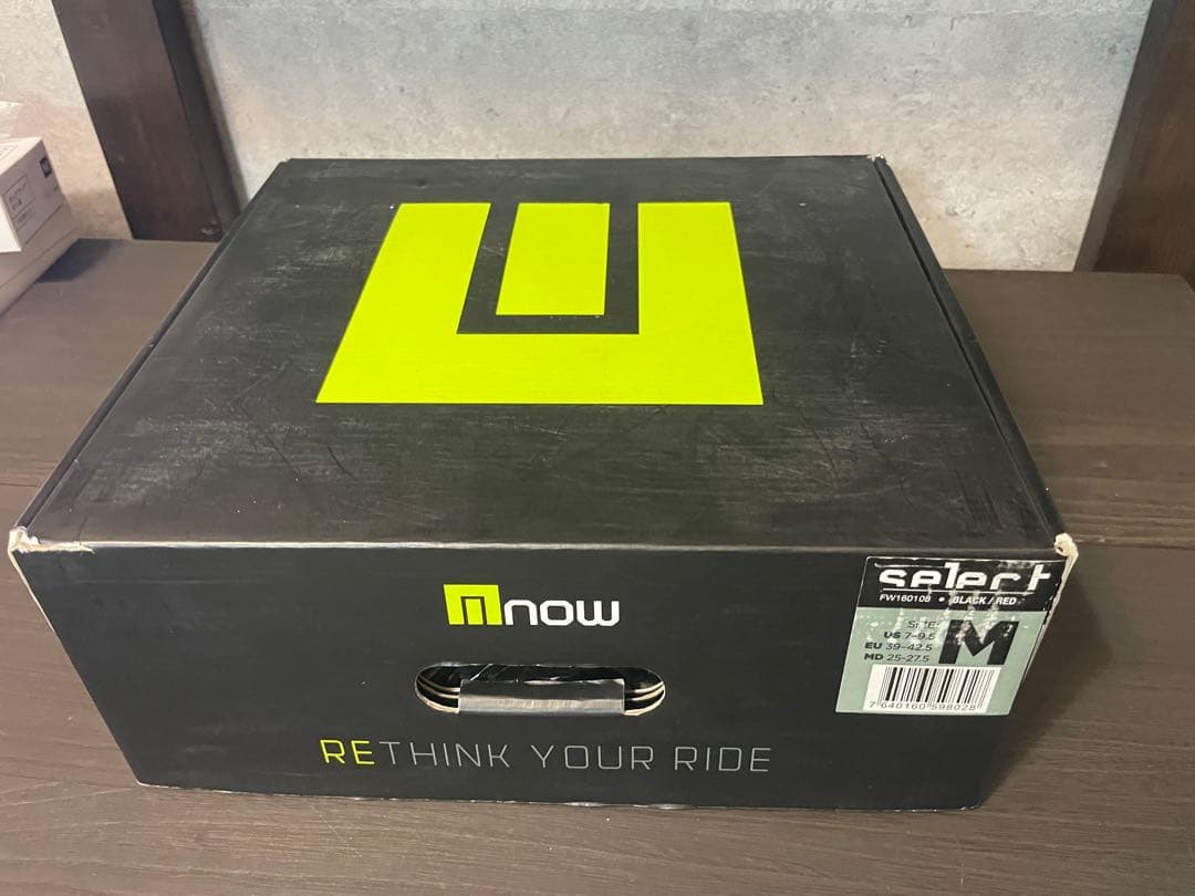 NOW スノーボード ビンディング Select M ブラック/レッド