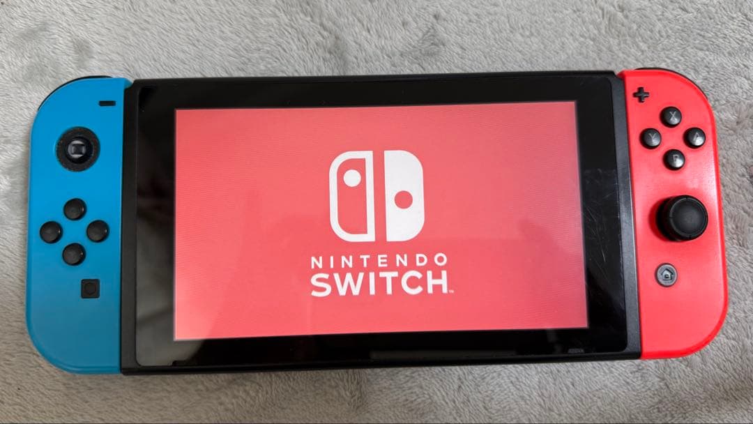 Nintendo Switch 本体（青/赤）一式　(付属品完備) 箱あり