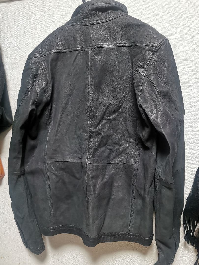ジャケット・アウター G-STAR RAW MODERNIST LEATHER OVERSHIRT