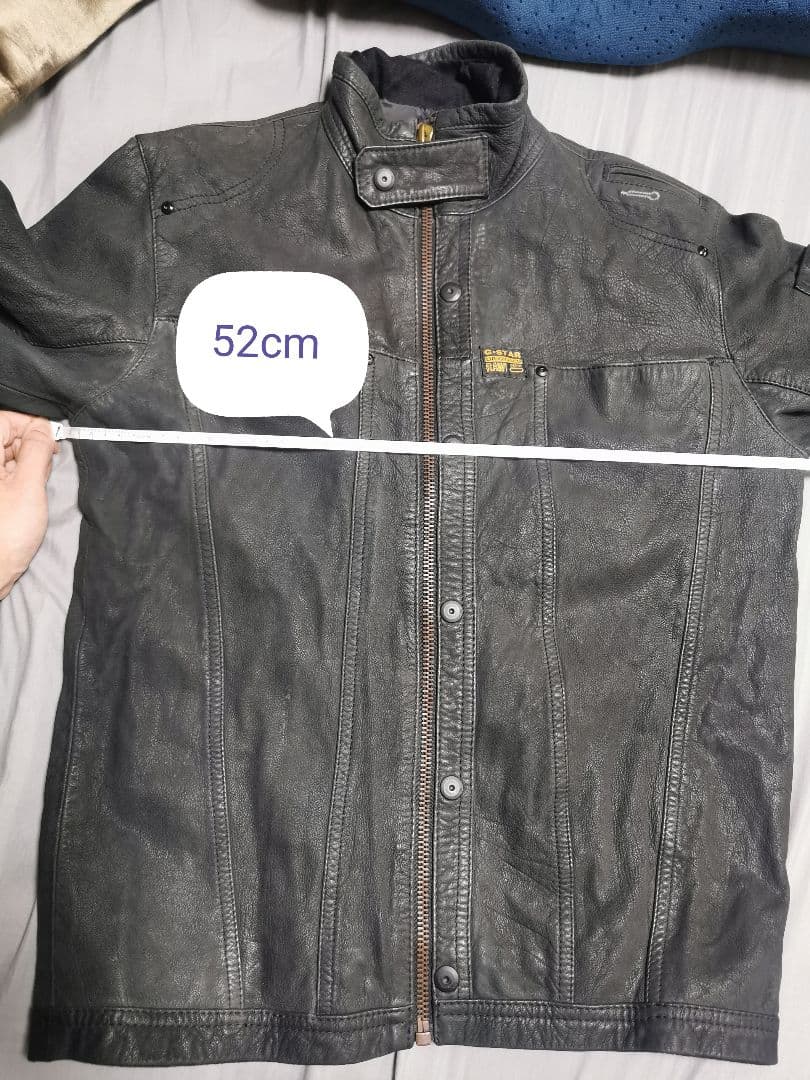 ジャケット・アウター G-STAR RAW MODERNIST LEATHER OVERSHIRT