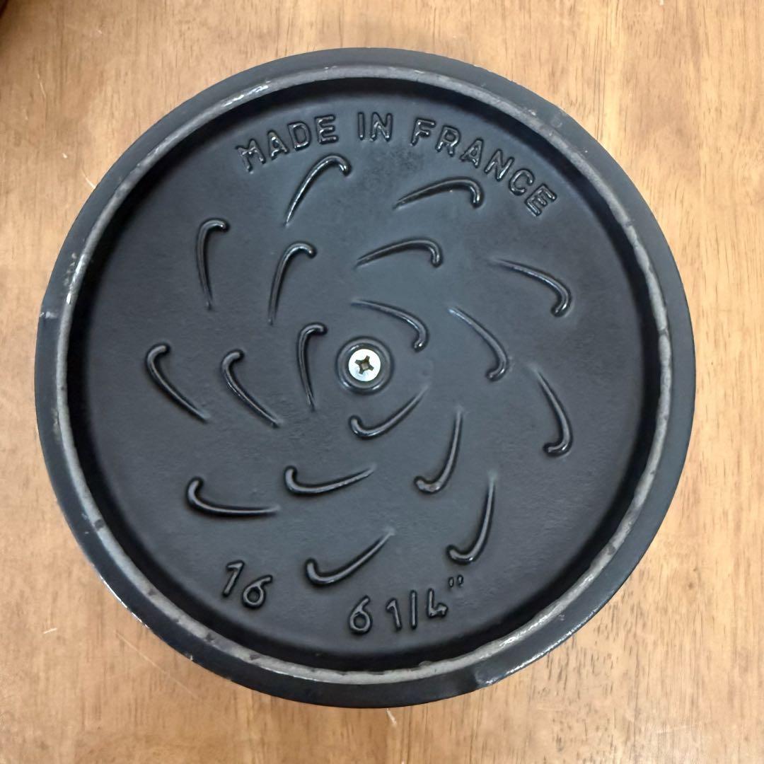 ● 良品 STAUB ストウブ Wa-NABE S 16cm ワインレッド