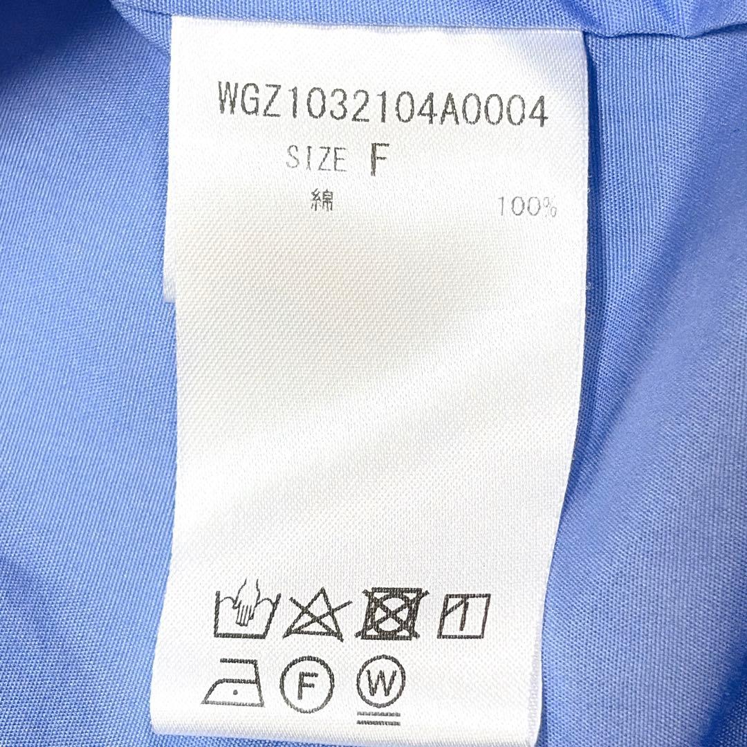 ウィムガゼット シャツワンピース チュニック 七分袖 体型カバー ゆったり