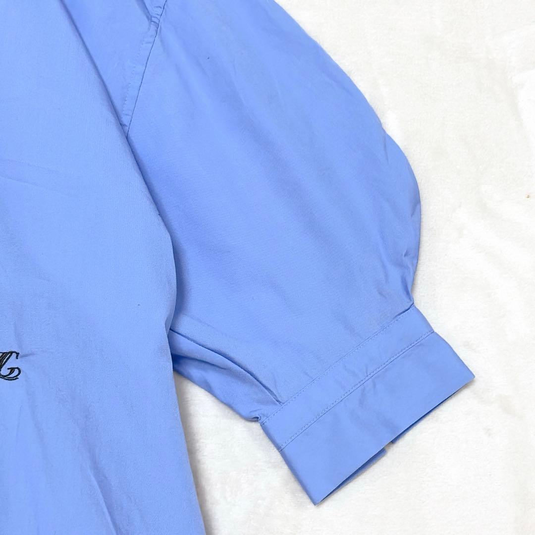 ウィムガゼット シャツワンピース チュニック 七分袖 体型カバー ゆったり