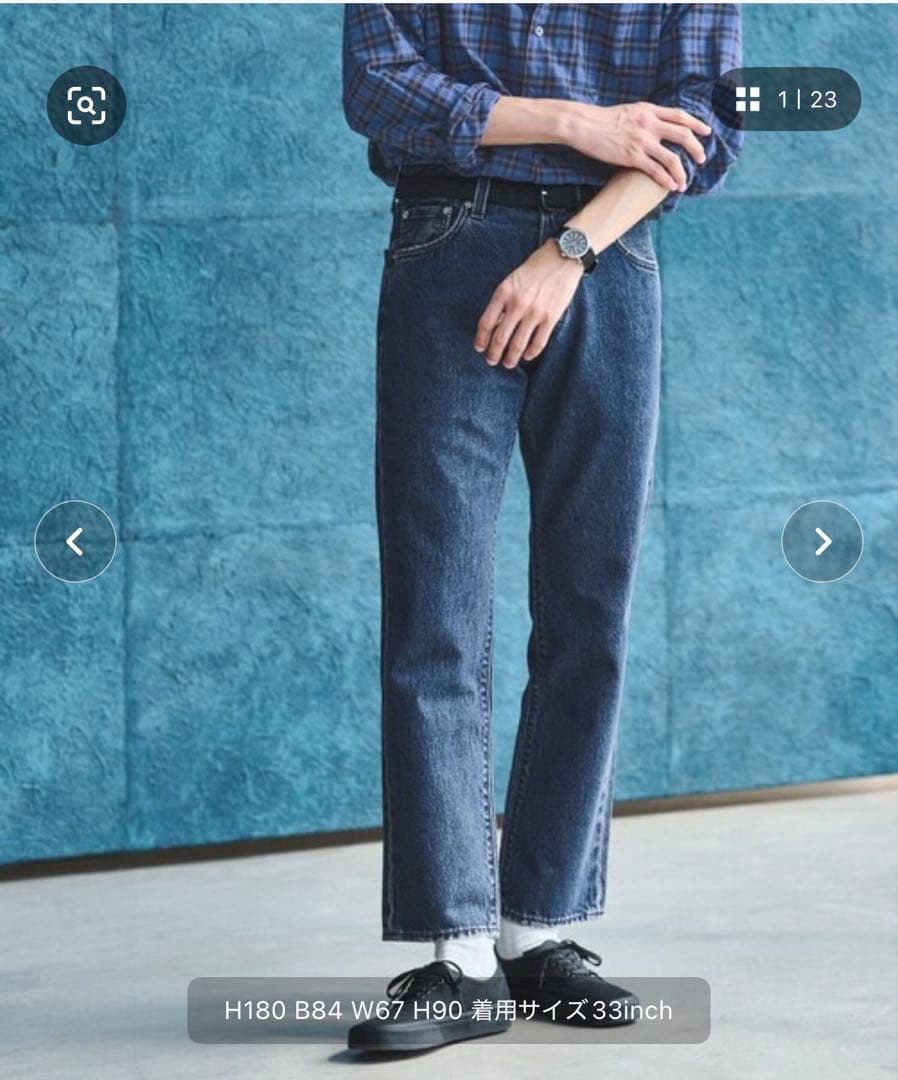 新品 別注Levi’s501’93 デニム ジーンズw33 L29