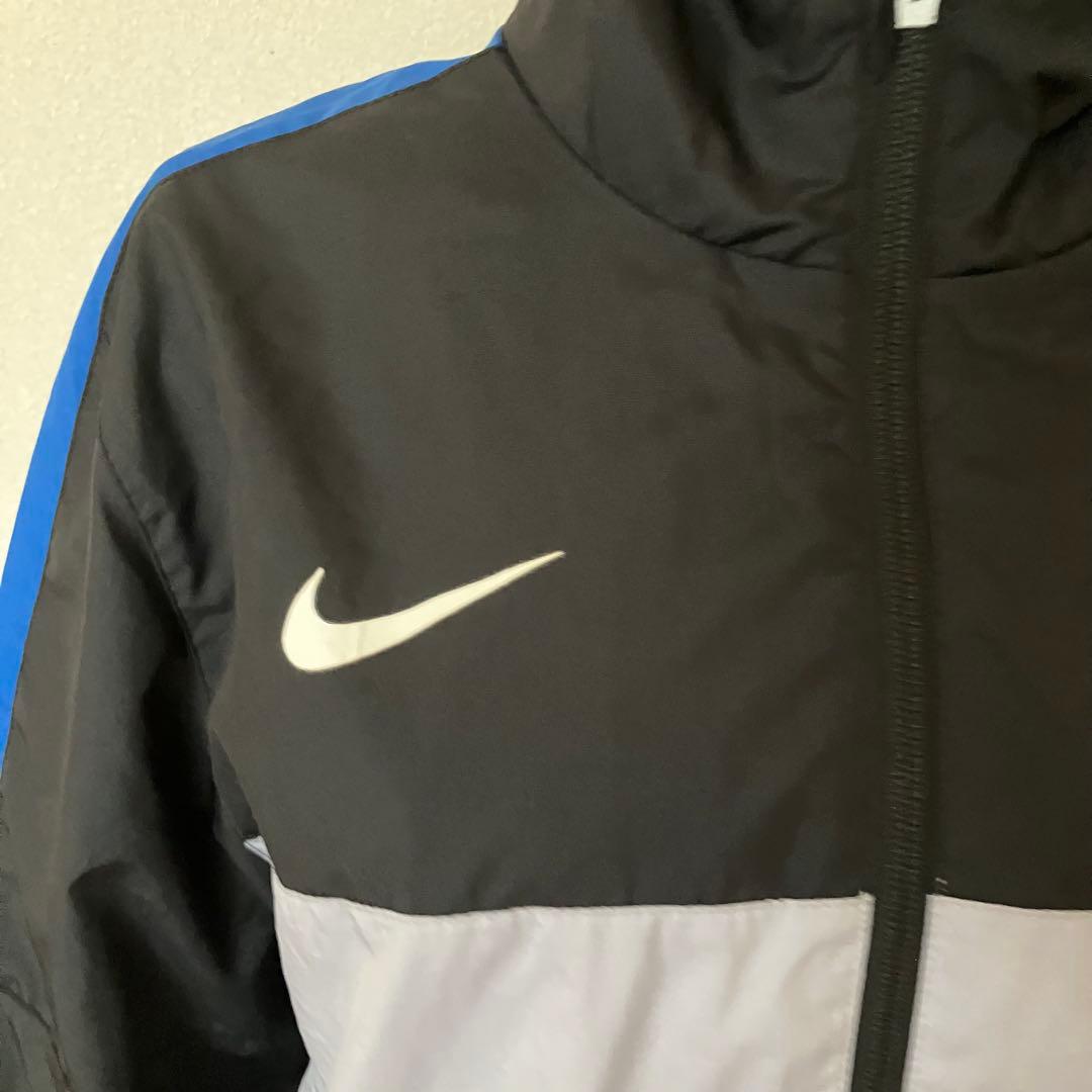 ⚽ナイキ インテル トレーニングジャケット Lサイズ 黒灰青⚽