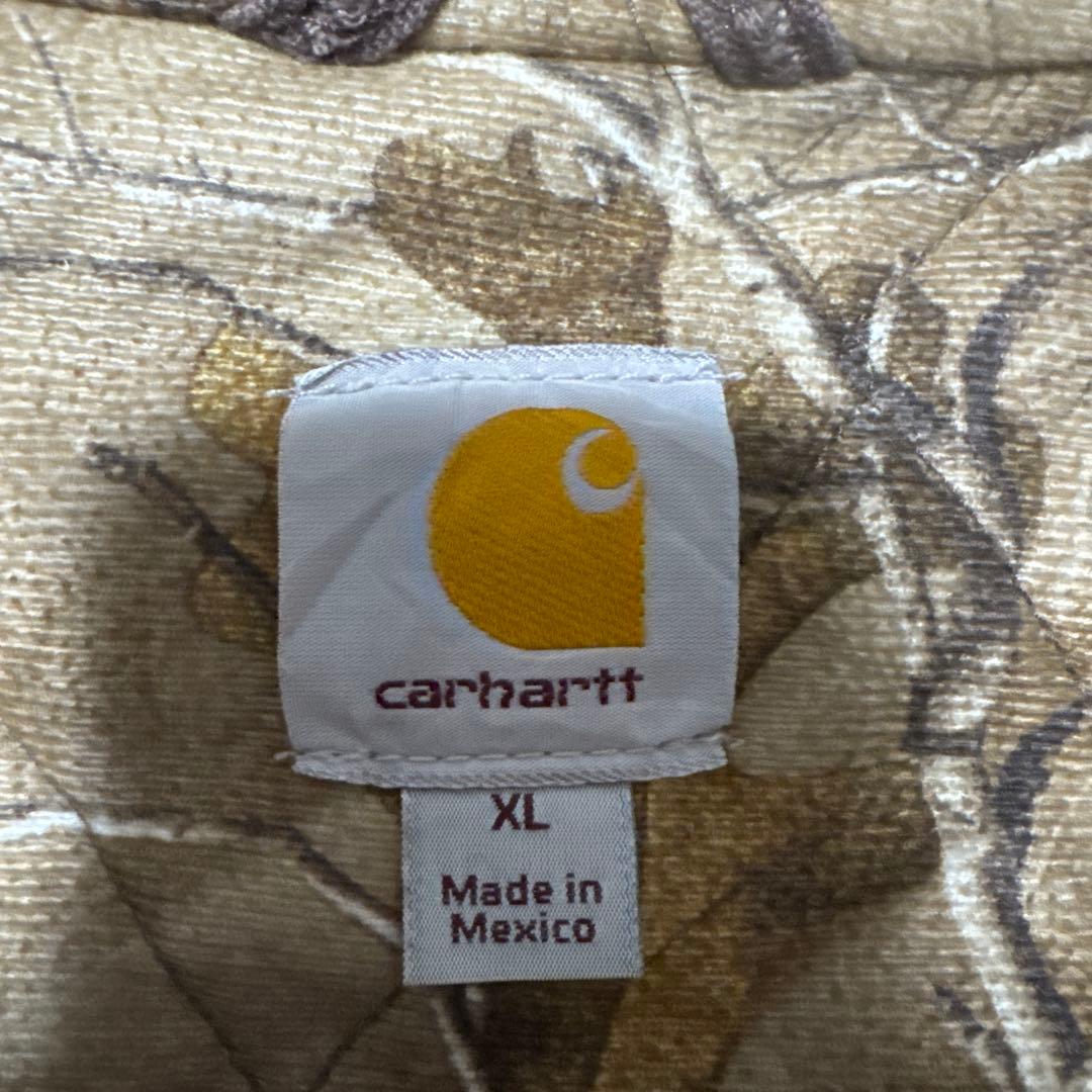 Carhartt アクティブジャケット リアルツリー柄 茶色XL 海外品