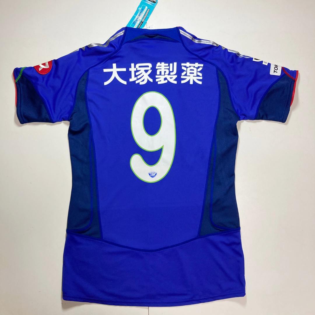 【未使用タグ付き】徳島ヴォルティス　ユニフォーム Mサイズ　MIZUNO　サイン