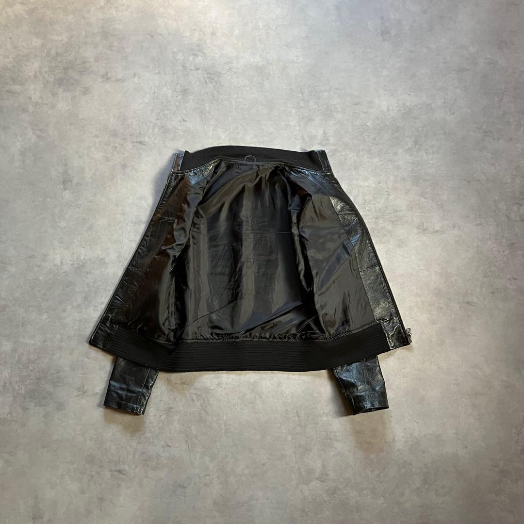 ジャケット・アウター 00s y2k archvie leather bomber jacket