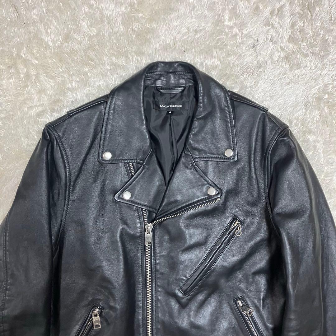 JACK ROSE 2024AW ライダースジャケット　ダブル　レザージャケット