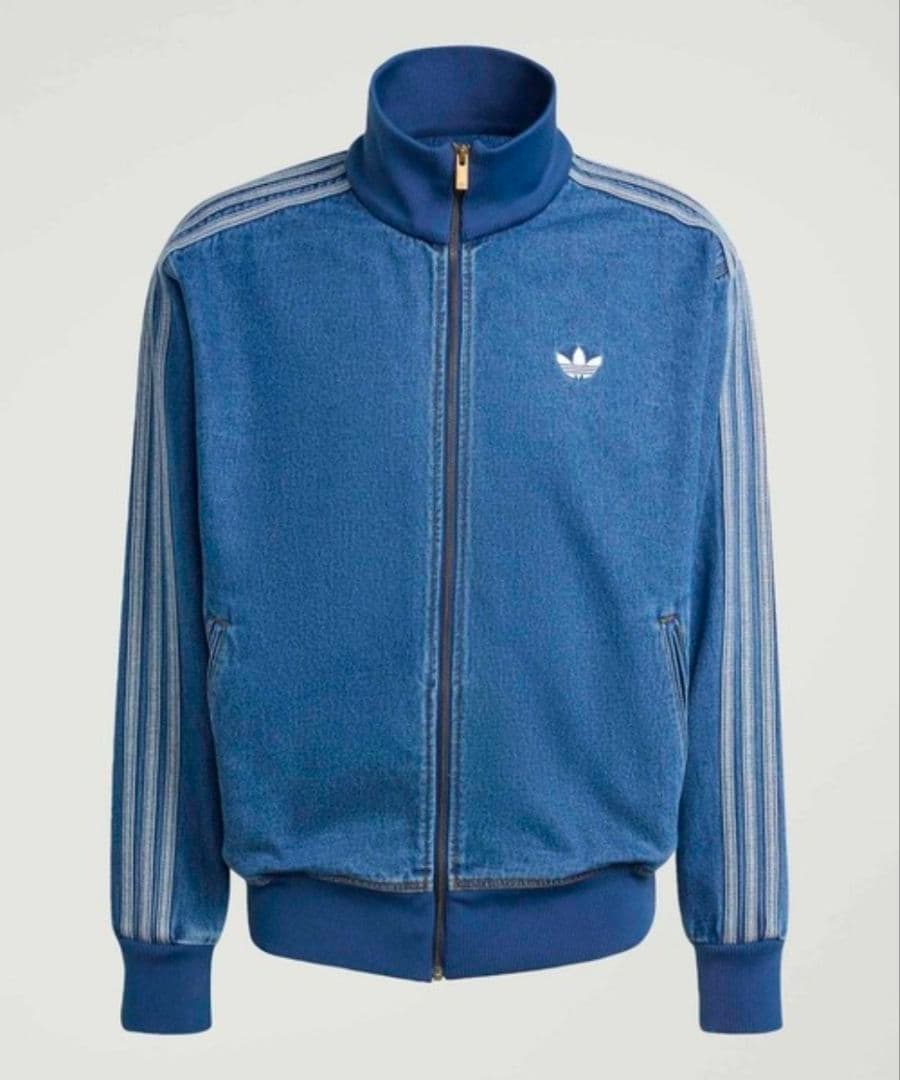 adidas デニムトラックジャケット ファイヤーバード