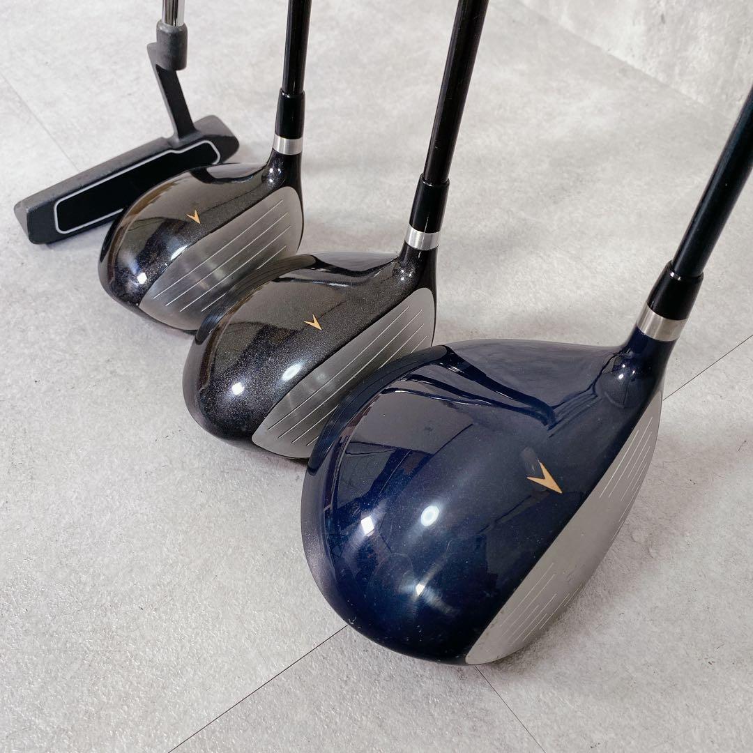 T508 FITWAY ゴルフクラブ メンズ フルセット 13点 黒 初心者