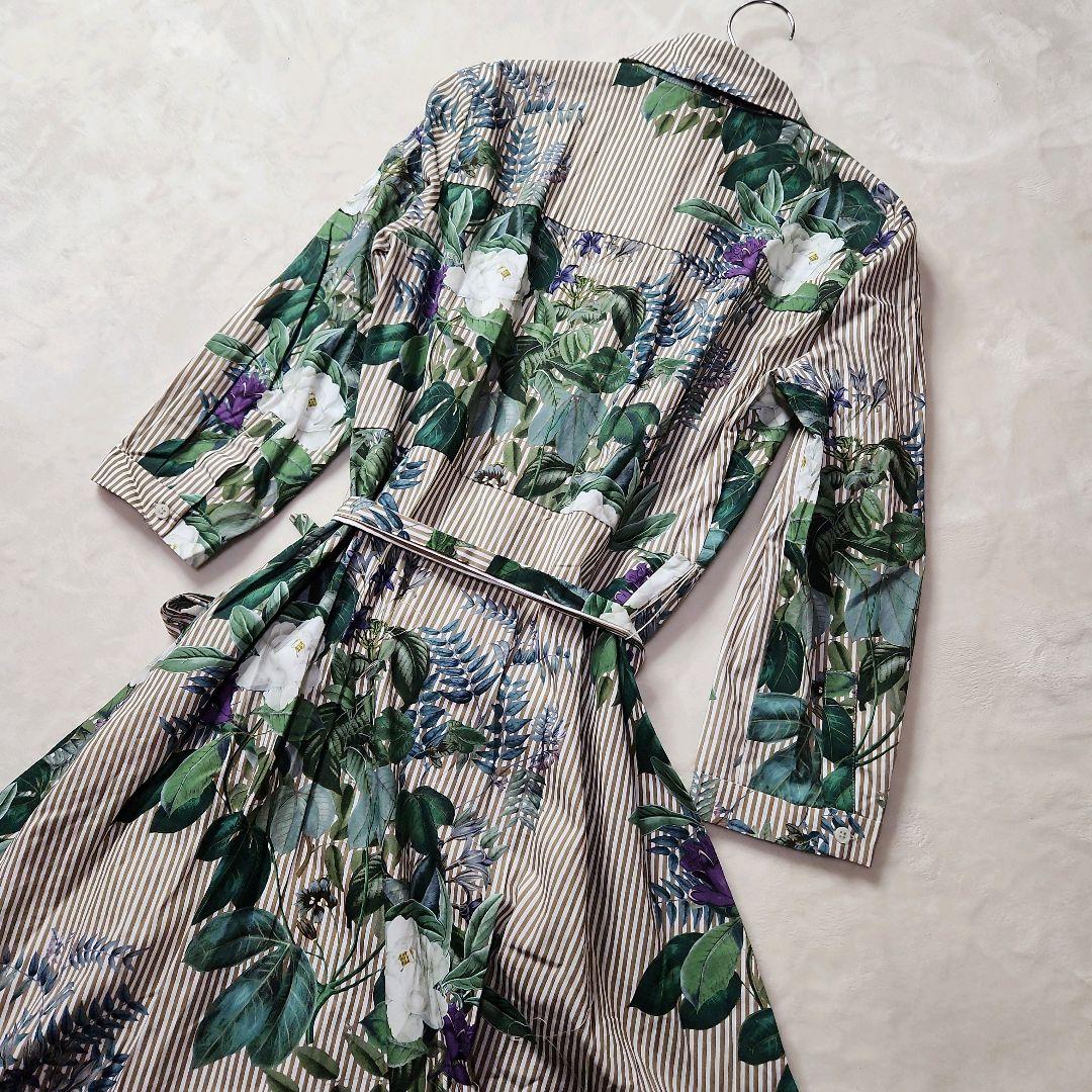新品タグ付き ZARA ボタニカル柄 ロングワンピース ガウン 2WAY 完売