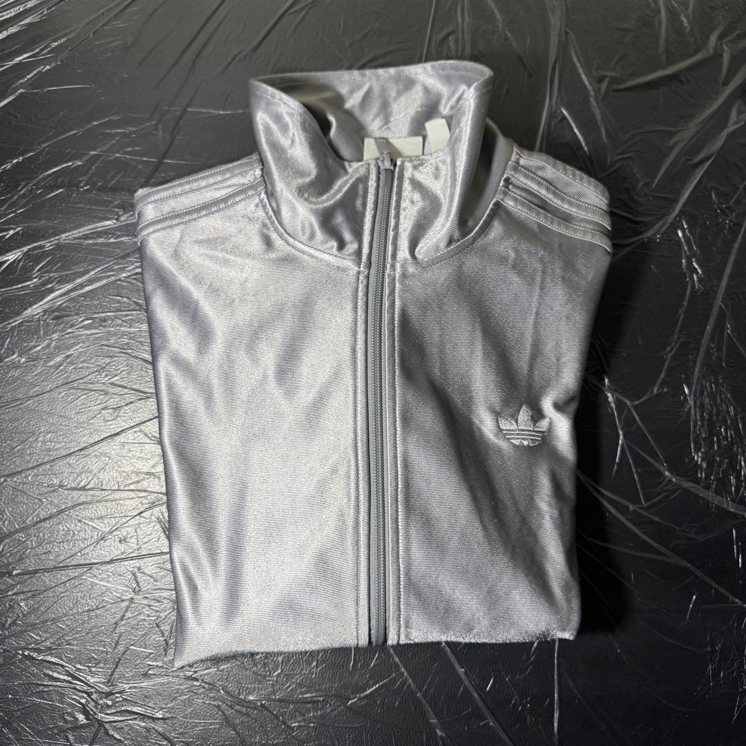 ADIDAS OVERSIZED FIREBIRD TRACK TOP シルバー