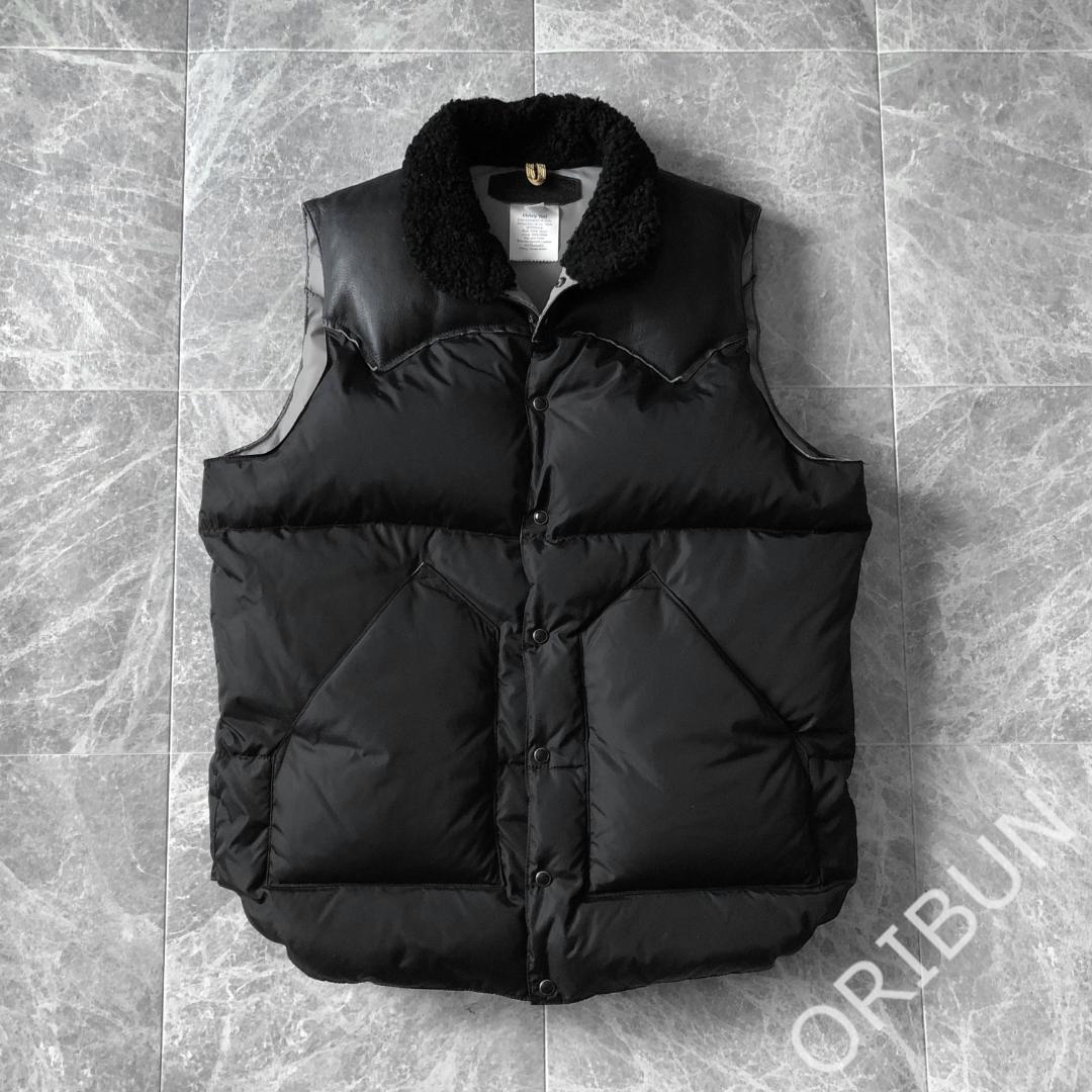 ROCKY MOUNTAIN Christy Vest 襟ムートン ダウンベスト