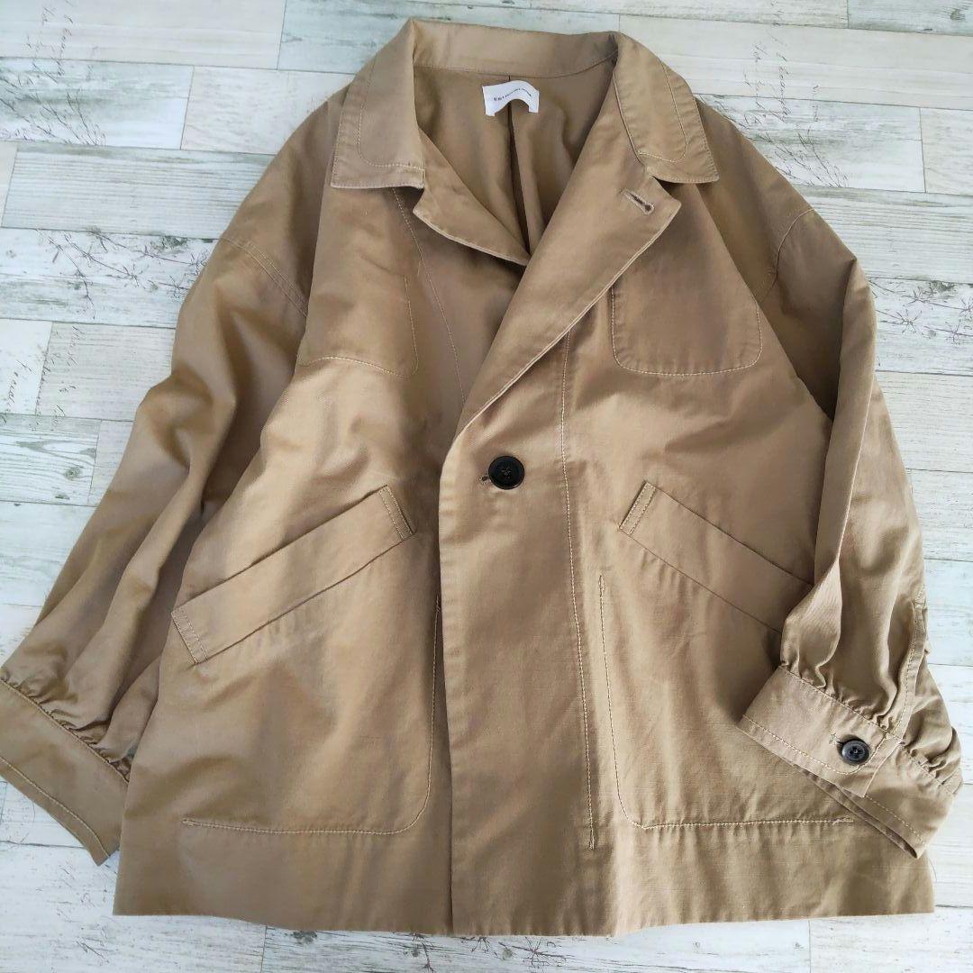 ESTROISLOSE⿻ コットンカバーオール 綿麻 ワークジャケット日本製