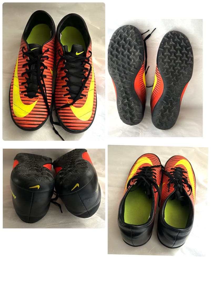 Nike サッカートレーニングシューズ　asicsランニングシューズ
