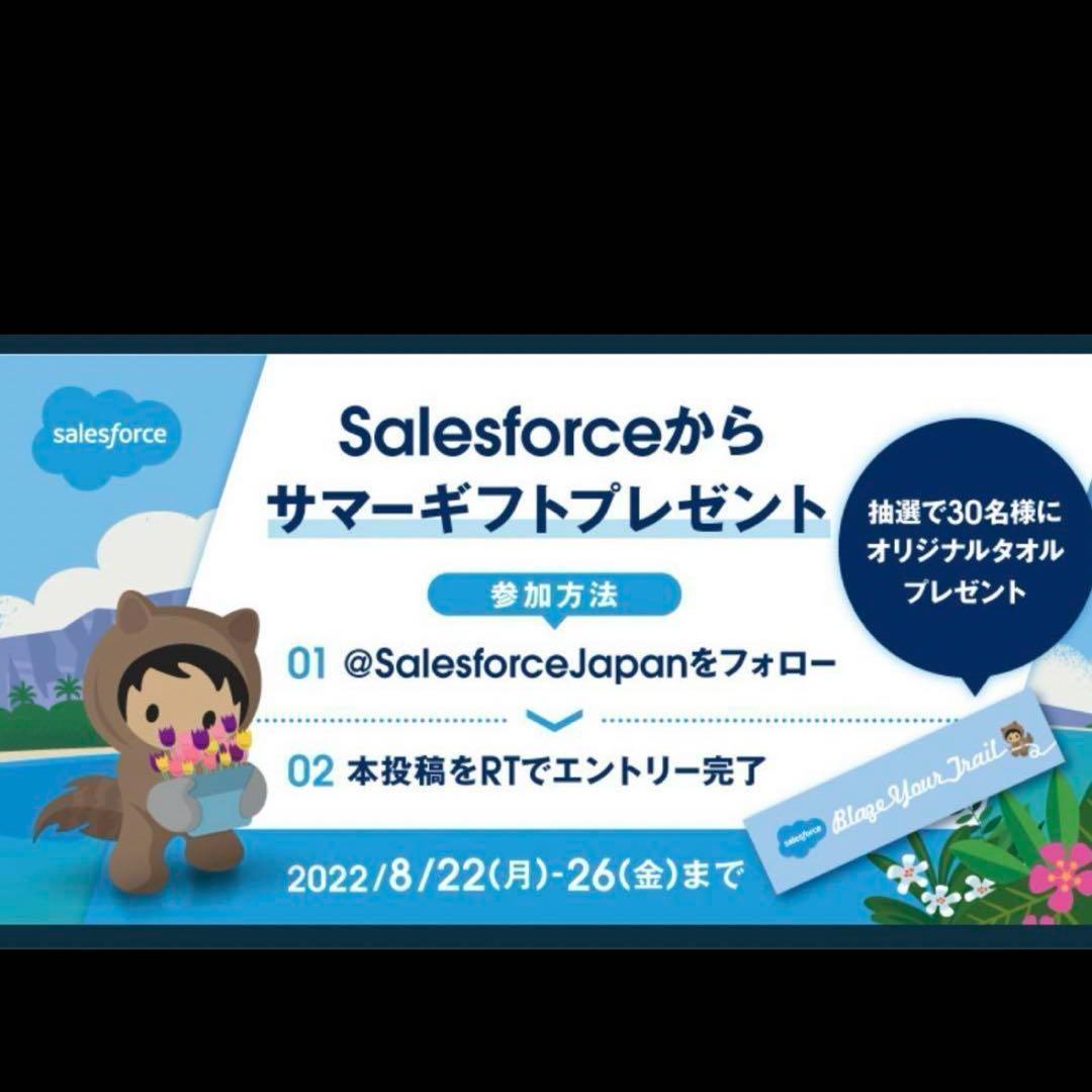大谷翔平 セールスフォース アストロ オリジナルタオル Salesforce