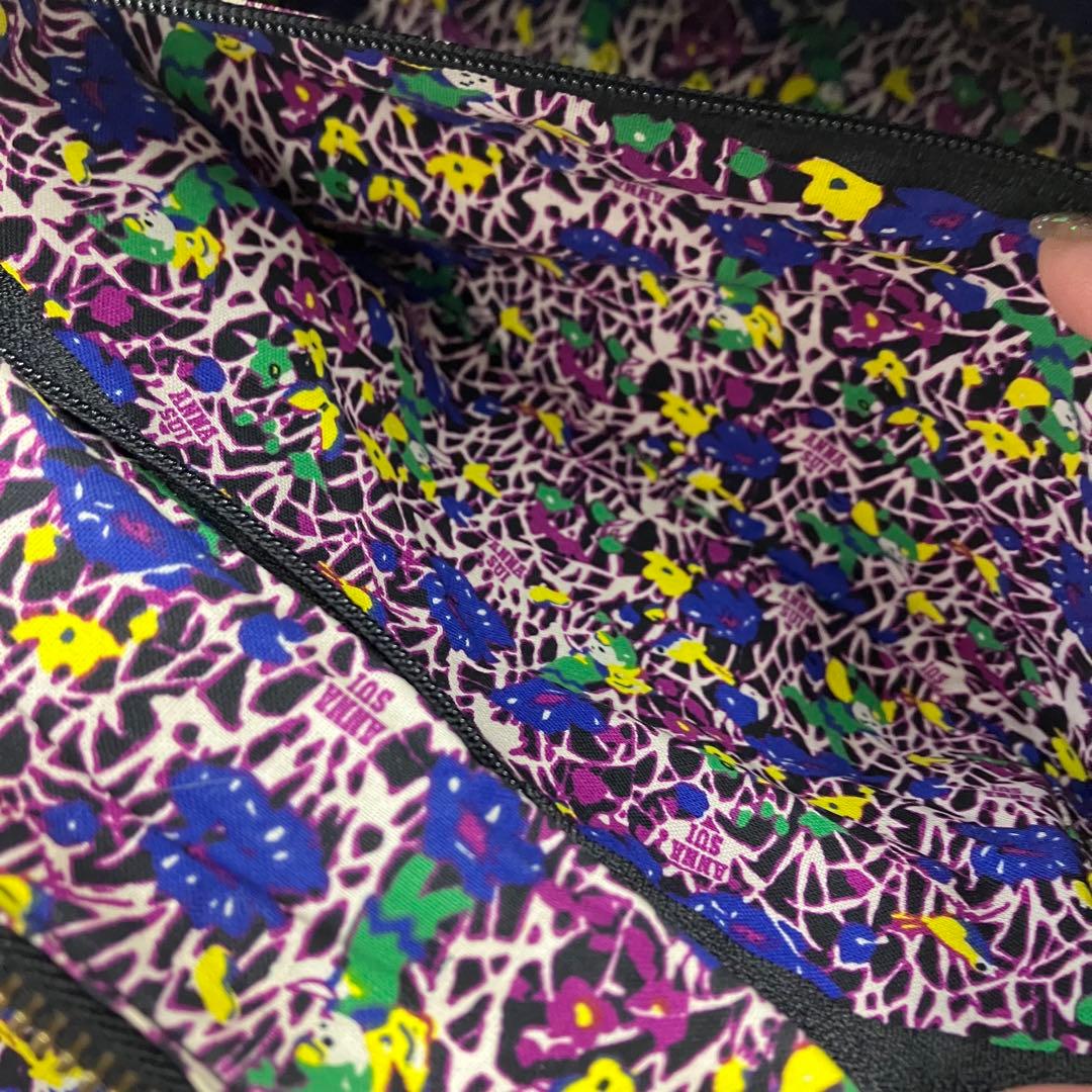 大人気☆ANNA SUI☆アナスイ☆ハンドバッグ☆3way☆エナメル☆ブラック！