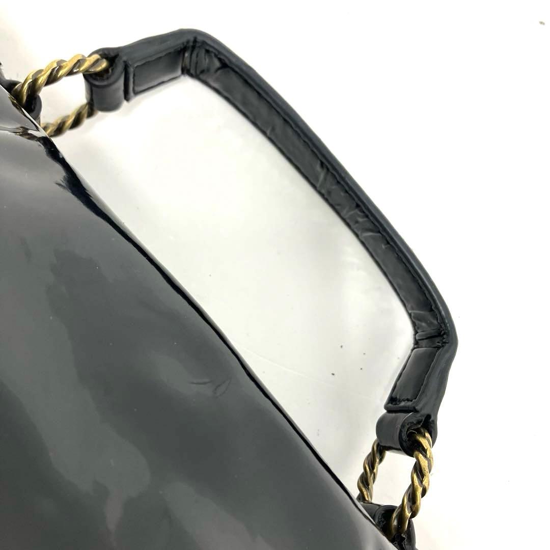 大人気☆ANNA SUI☆アナスイ☆ハンドバッグ☆3way☆エナメル☆ブラック！