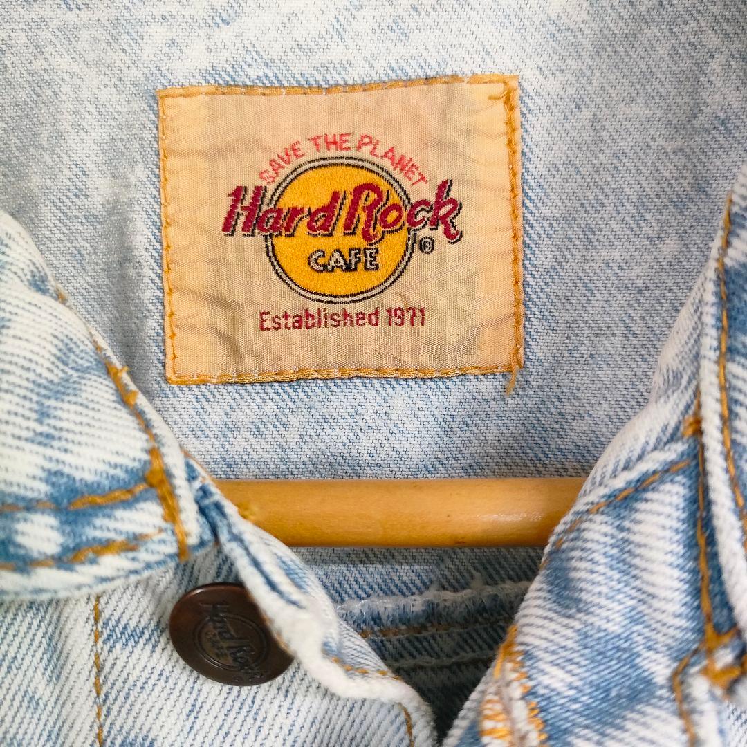 HardRockCAFEハードロックカフェ ニューヨーク デニムジャケット XL