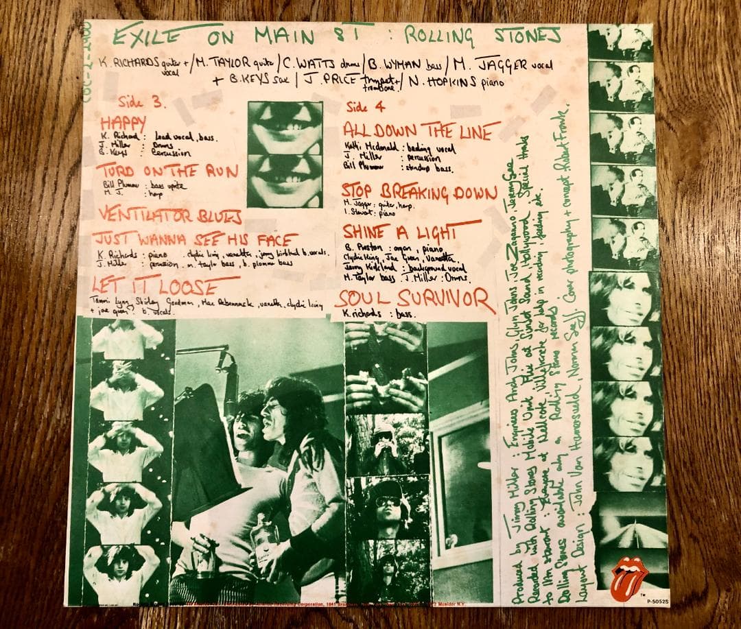 レアベロ！★Exile on Main St★日本初盤LP ローリングストーンズ