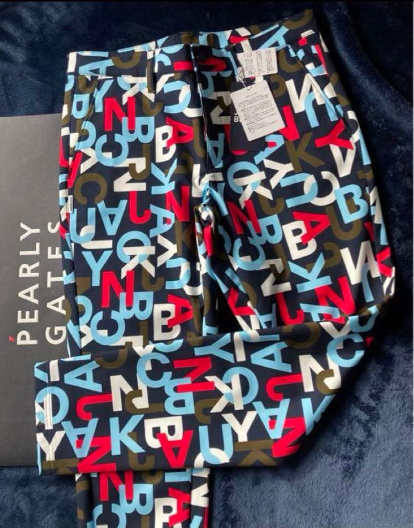 新品 ジャックバニー 撥水3レイヤーコーティングパンツ(4)サイズM/紺