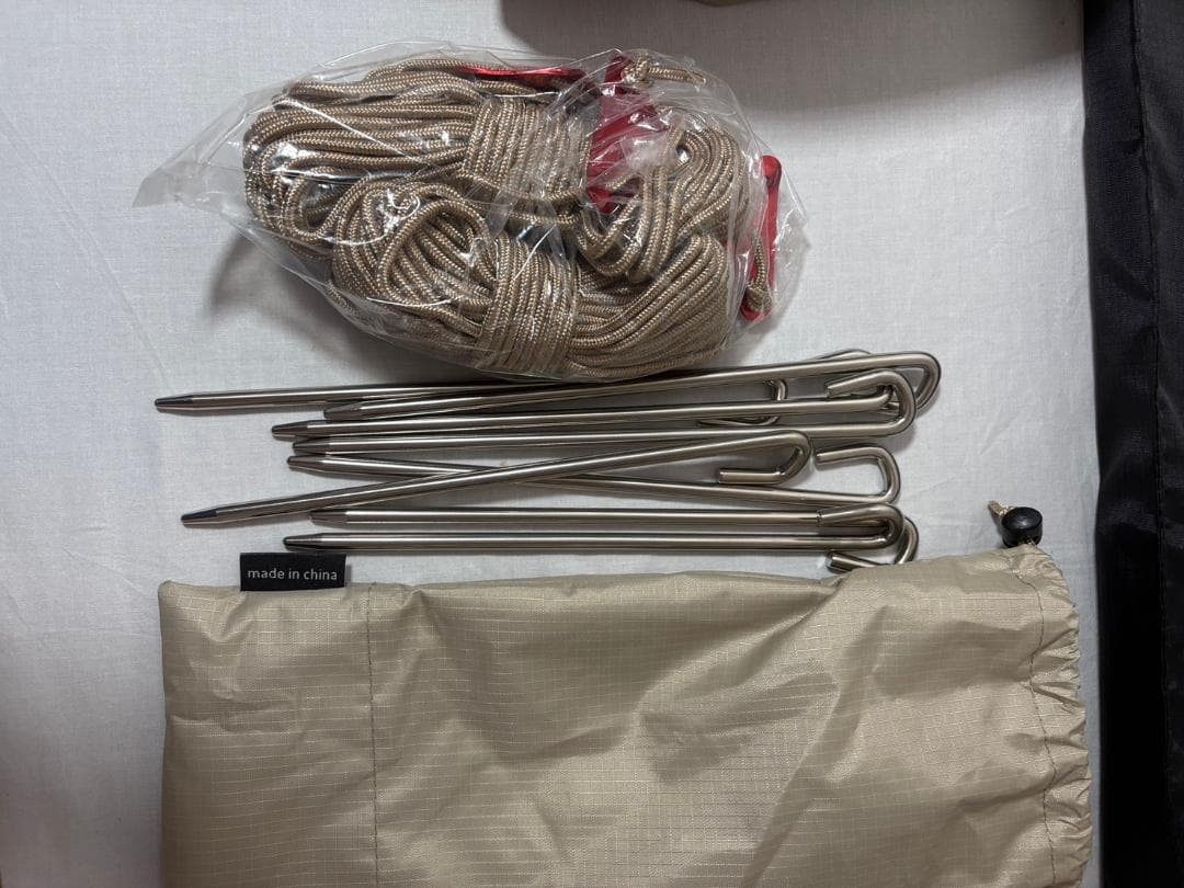 [新品未使用]タープ&ポールセット[Soomloom][FIELDOOR]