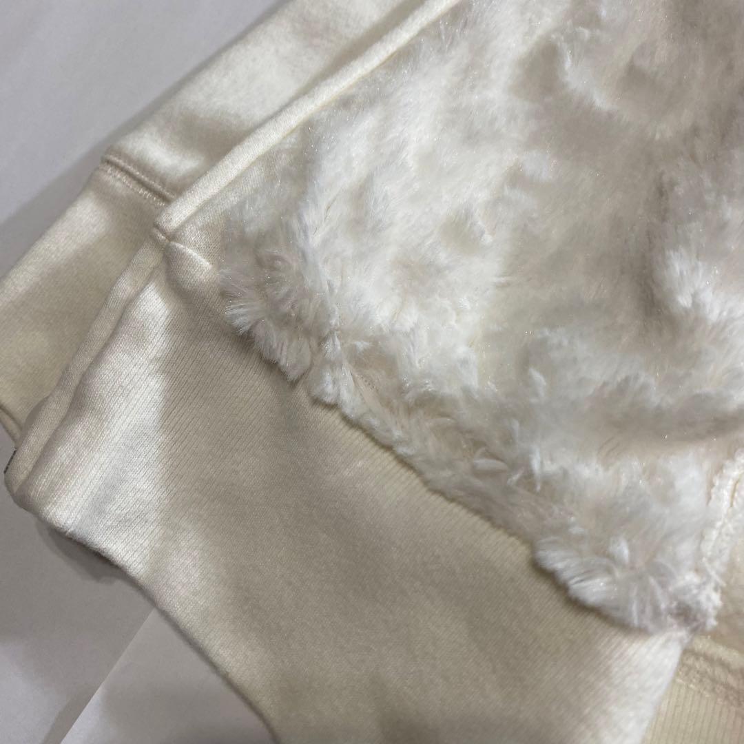 Y2K GAP ギャップ ファー ジップ パーカー フェアリー タイト fur