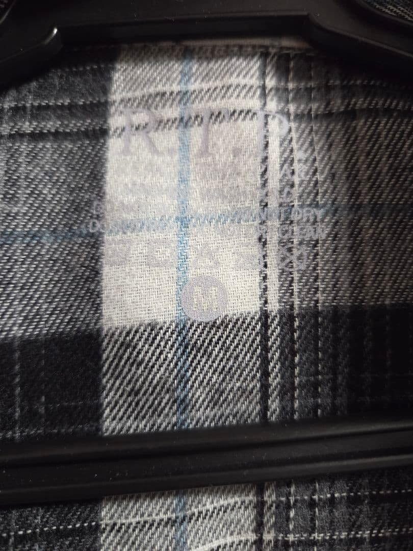 キ*ー様 芳賀セブン R.T.P. Flannel Shirt BLK　サイズ
