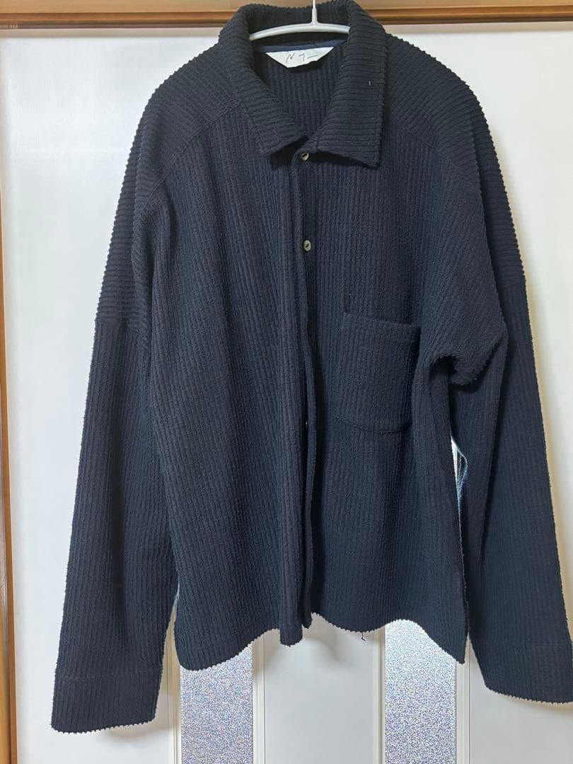 広*地様 ANCELLM CUT STRIPE SHIRT(ネイビー) サイズ2