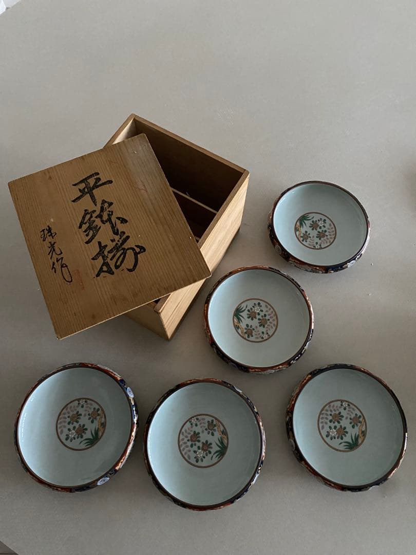 【新品】 有田焼　古伊万里様式　5皿　器　平鉢