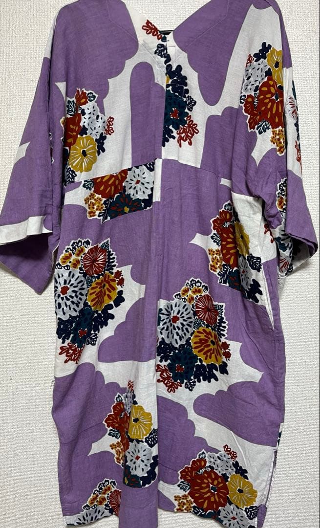 SOU・SOU 新品 知多木綿文　大帷　花衣　(S)