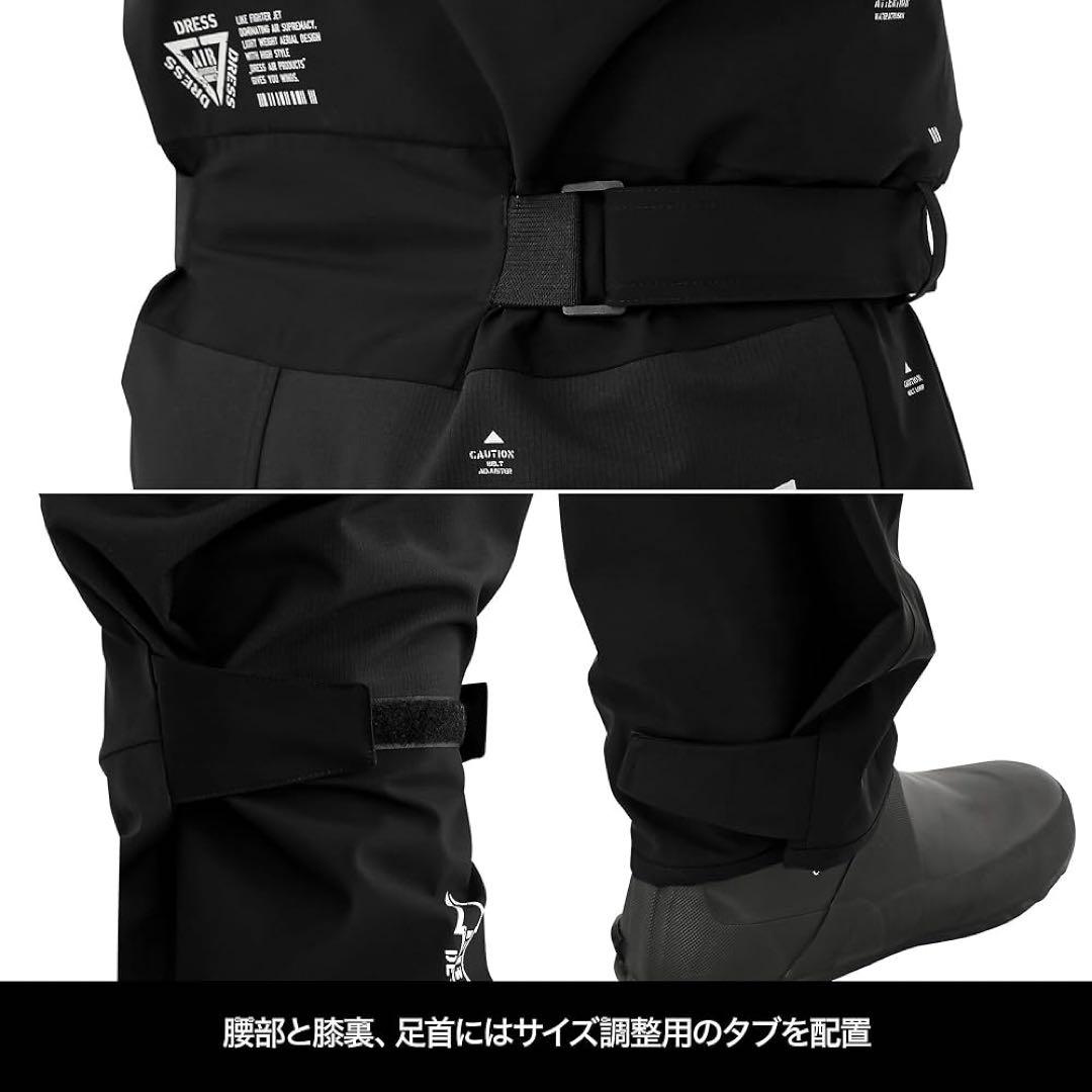 ドレス dressサロペットパンツパッド付 M 黒 使用3回 完売品 釣り