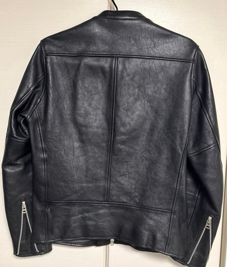 Schott × EDIFICE シングルライダースジャケット