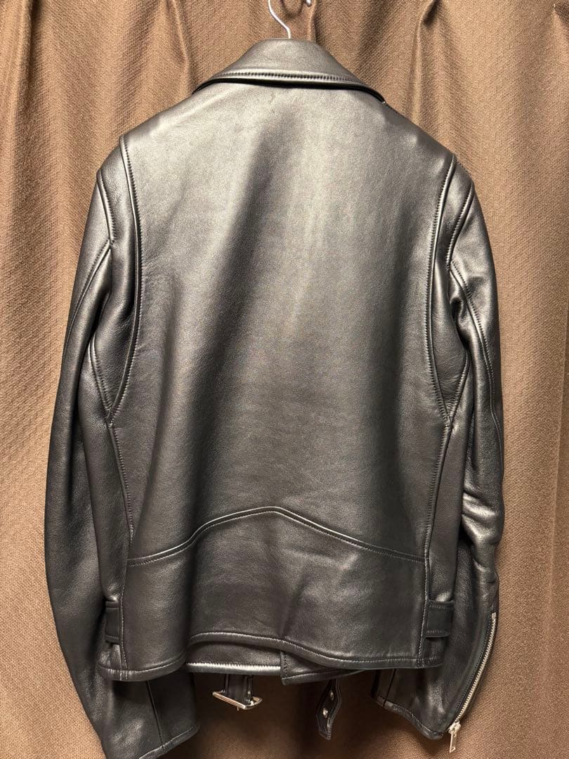LITHIUM HOMME ラムレザーダブルライダースジャケット XL 50
