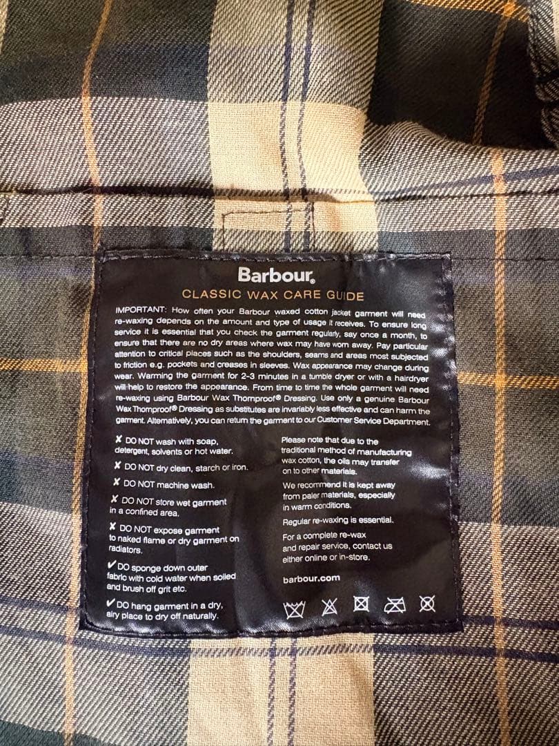 【週末セール】Barbour バブアービデイル ワックス 38 セージ 即日発送