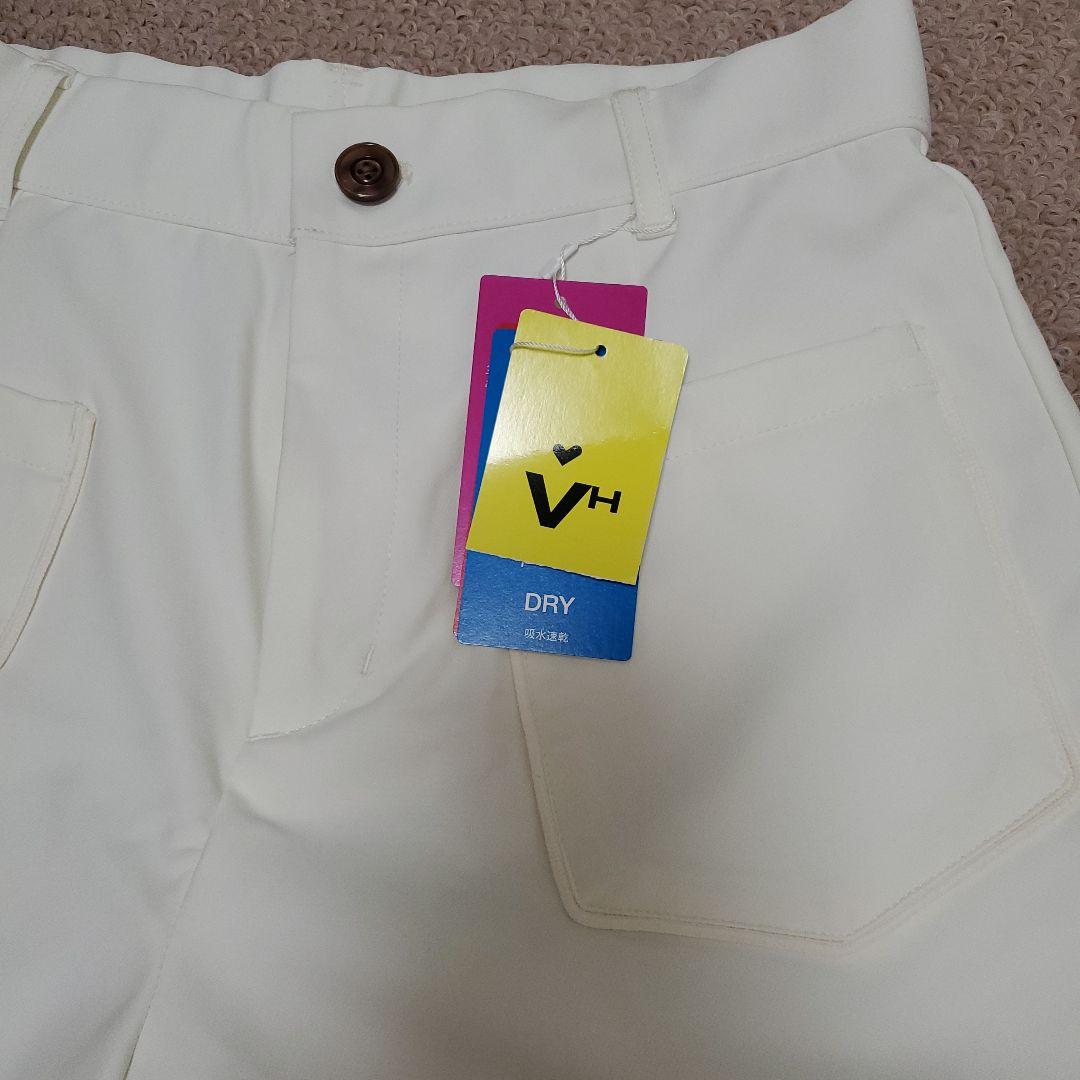 VIVAHERAT UVカットショートパンツ ホワイト ビバハート　ゴルフ