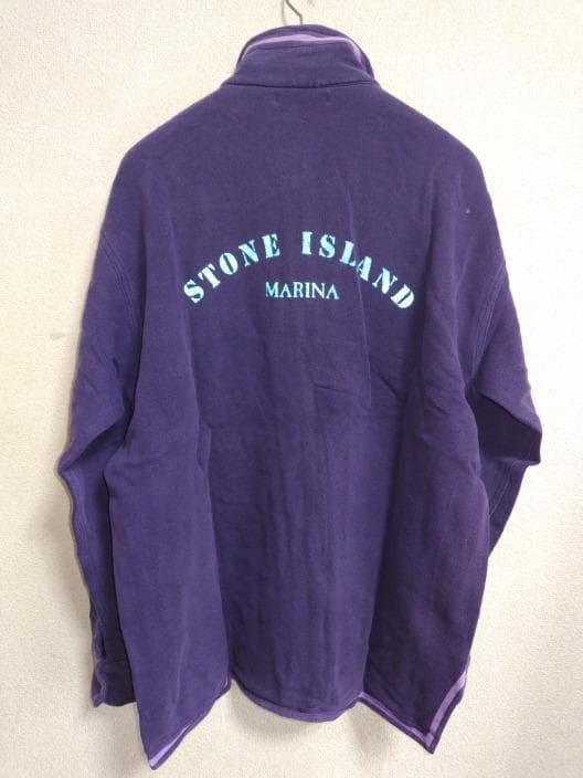 STONE  80s パープル カットソー トラックジャケット