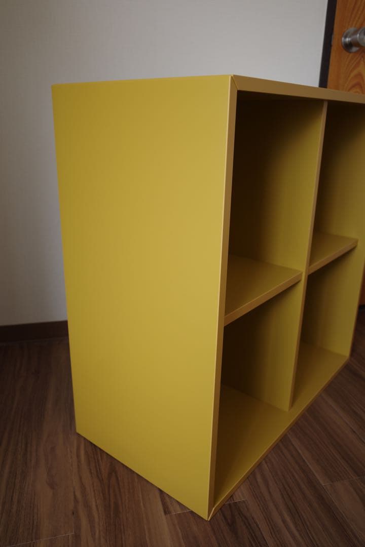 【美品 直接引渡可】IKEA 本棚エーケト イエロー
