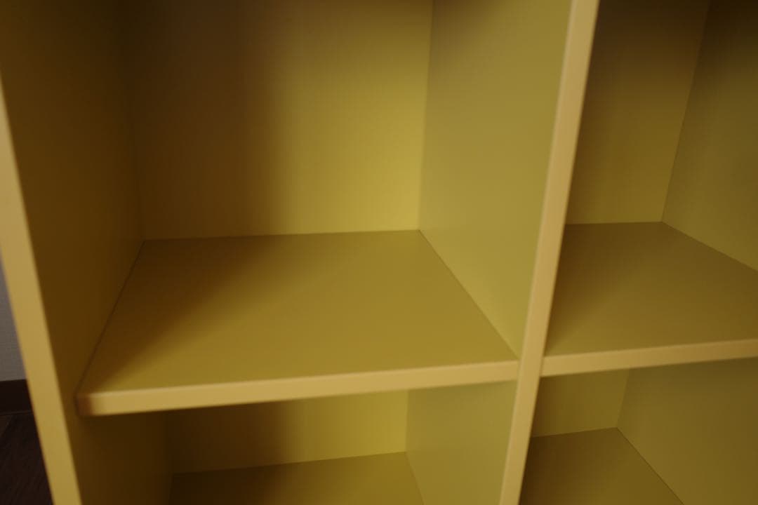【美品 直接引渡可】IKEA 本棚エーケト イエロー