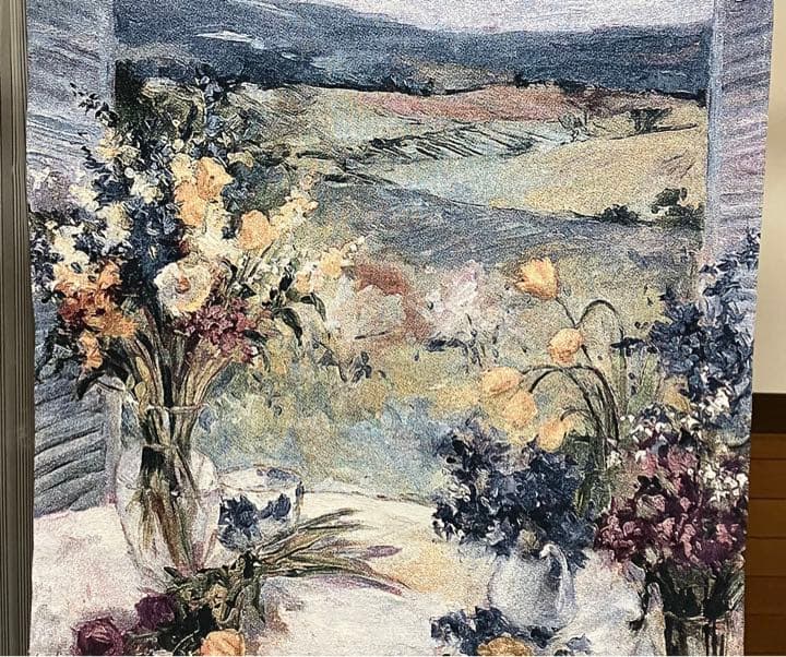 Tuscany Floral ゴブラン織　壁掛け　USA