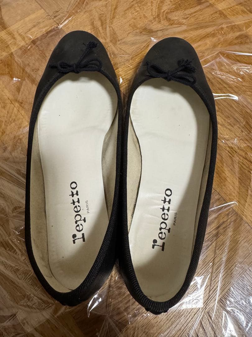 Repetto 黒 バレエシューズ