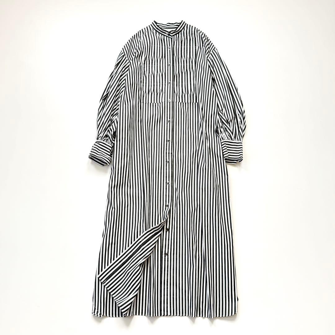 美品✨ADORE アドーア クリアコットンワンピース シャツワンピース